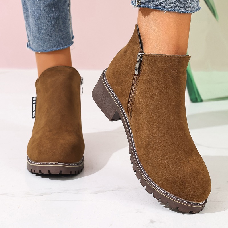 Women Formal Wear Sale - Women Autumn Winter Ankle Boots Side
