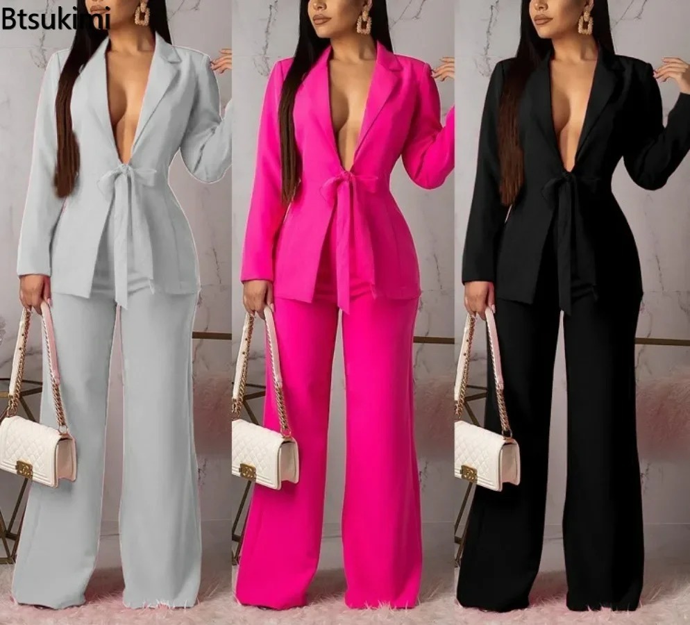 New 2026 Women's Formal Busine - Women Formal Wear With Tie ulasan dan harga