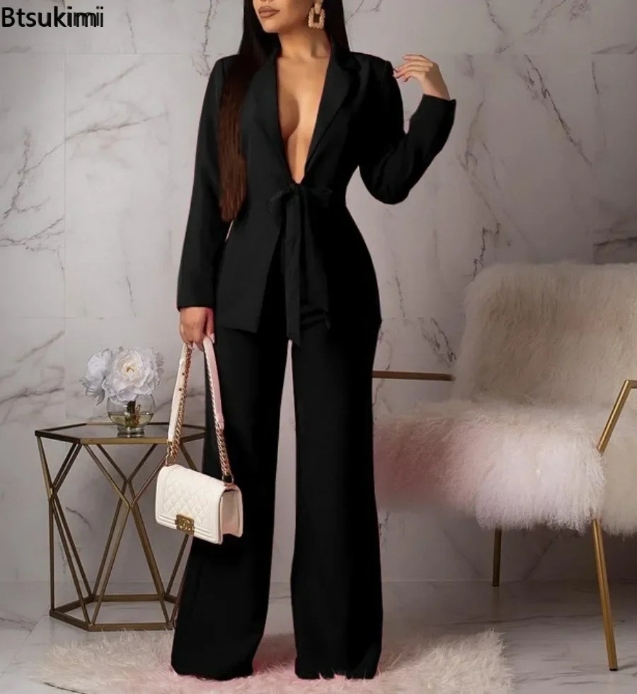 New 2026 Women's Formal Busine - Women Formal Wear With Tie ulasan dan harga