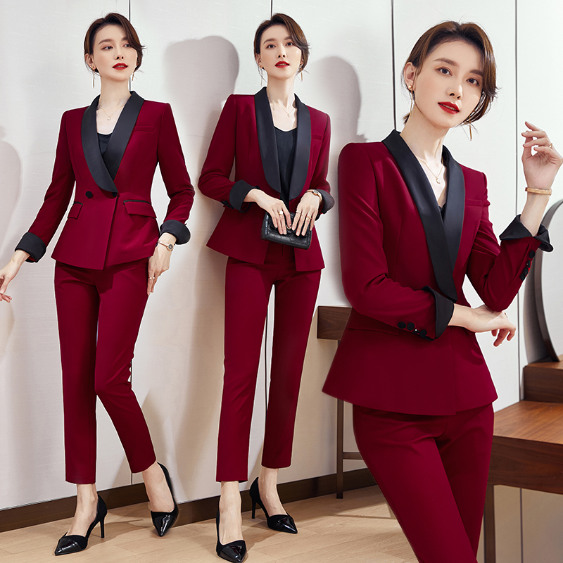High-End Host Work Coat + Pant - Women Formal Wear Sale ulasan dan harga
