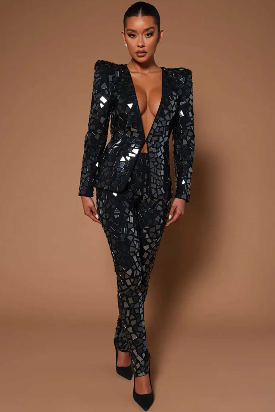 Designer Big Diamonds Women Pa - Women Formal Wear With Tie ulasan dan harga
