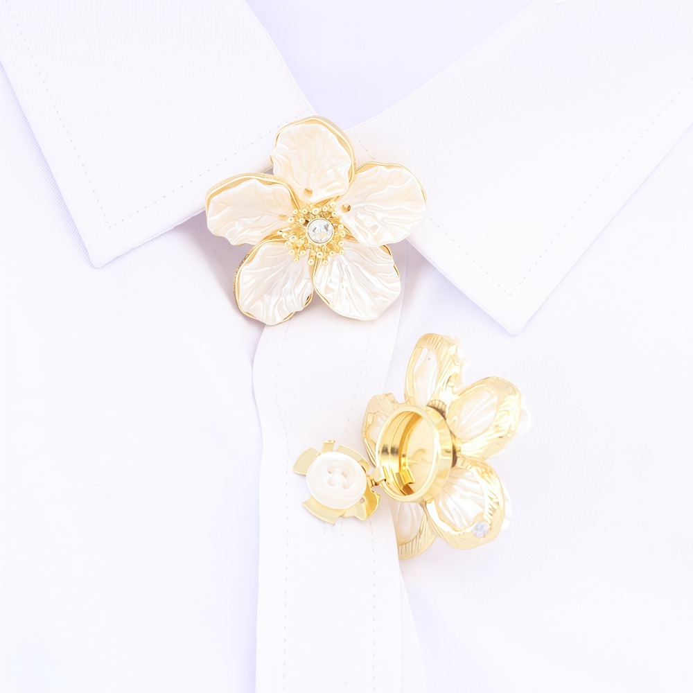 A Pair Vintage Petal Button Co - Women Formal Wear With Tie ulasan dan harga