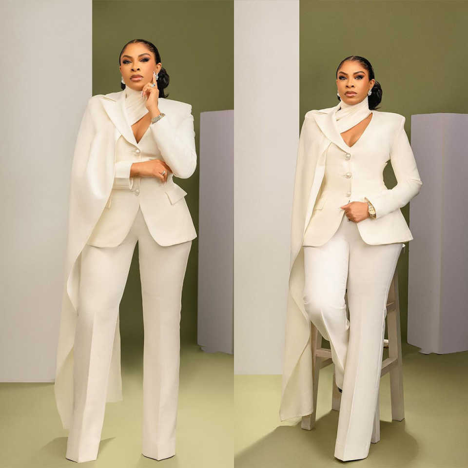 Designer Women Pants Suits Cus - Women Formal Wear With Tie ulasan dan harga